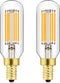 LED Bulb Dimmable 6W Equal Soft White 3000K T6 T25 E12 Candelabra