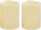 2 PCS 3" x4" Waterproof Outdoor Battery Operated Flameless LED Pillar Candles