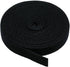 Reusable Hook & Loop Strong Grip Fastener Roll 1" x 16' - Black