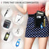 Kazheon Restaurant Waiter Waist Money Pouch Bag Server Pouch Bag Hotel Bar Apron Bags With Adjustable Belt(COLOR:Black)