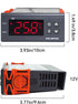 Inkbird Dual Stage DV 12V Digital Temperature Controller, Fahrenheit Thermostat Heating and Cooling for Homebrewing