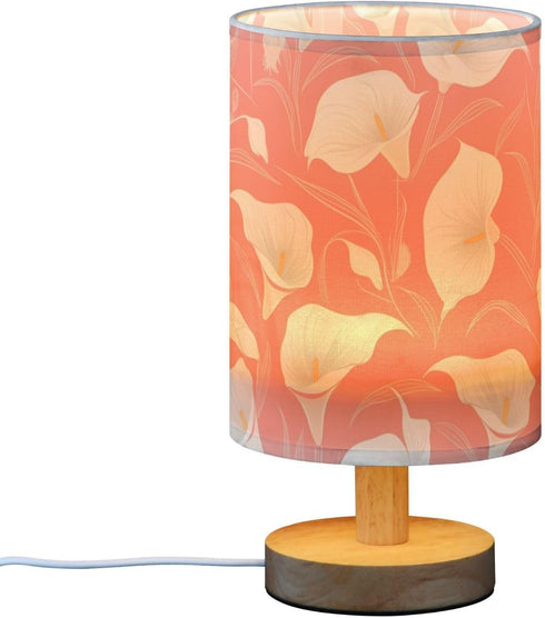 Yuiboo Retro Lily Flower Night Lamp with USB Charging for Bedroom