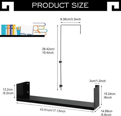 Lineshading Office Cubicle Shelf Storage Organizer Hanging File Organizer Cubicle Hanging Shelf Accessories Storage