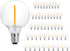 SUNTHIN 25 Pack G40 LED Bulbs, 1W E12 Base, Warm White 2700K, 5 Watt Incandescent Equivalent for Indoor & Outdoor