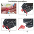 PONFY 120PCS Nylon Insulated Flag Spade Quick Disconnects, Female Wire Connector Assortment Set
