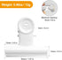 Coideal 20 Pack White Bull Hinge Clips, 2 Inch Large Metal Binder Paper Clips for Food Bags, Photos, Art Crafts