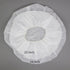 Disposable Bouffant Hair Nets for Cooking & Beauty, 24-inch White & Black Caps.