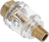Oiler Lubricator, 1/4" BSP Mini In Line Air Tool Oil Lubricator for Pneumatic Tool Air Compressor Pipe