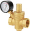 DN20 Brass Adjustable Water Pressure Reducer with Gauge Meter