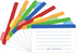 Index Cards Guide Dividers 3x5 inches, 20 Counts, Blank Index Cards Guide, Assorted Colors, 400gsm Paper