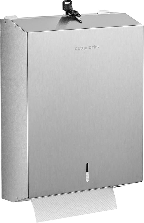 Commercial Paper Towel Dispenser Wall Mount, Stainless Steel Hand Towel Dispenser with
