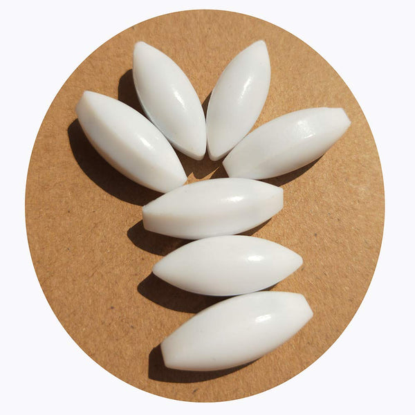 PTFE Magnetic Stirrer Stir Bar (10x25mm, Olive Shape, 10pcs) - Magnetic Mixer Stir Bars