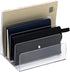 Sooyee File Organizer for Desk, Mail Organizer Countertop,4-Section File Holder for Home Office,Book Organizer,Acrylic Desk Organizer for Letter, Document, Notebook, Binder, Purse, Palette,Clear by Sooyee