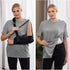 Men's Adaptive Recovery Shirt for Post Shoulder Surgery - Tear Away Short Sleeve