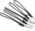 YOUOWO 5 Pack Adjustable Nylon Lanyards for USB Flash Drive, Cell Phone, Key, iPod, MP3, MP4, ID Card Badge (Black)