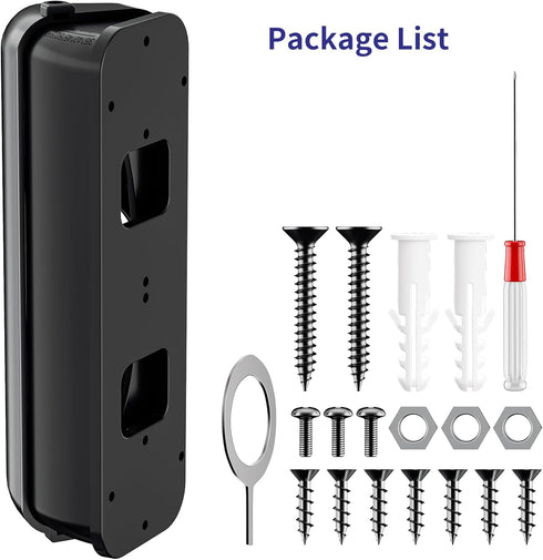 Pefecon 3055 Blink Doorbell Mount, Degrees Angle Mount for All-New Blink Video Doorbell, Adjustable Door Bell Kits