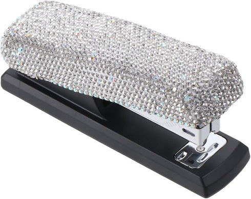 Rhinestone Crystal Stapler, Diamond Office Duty Stapler, Stylish Bling Machine, Pretty Desk Accessory Kit
