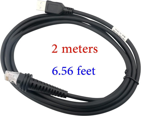 VOTTAN RJ45 3800G 3820 3200 3900i 4600Q 4800P 6300dpm (2M 6FT Barcode Scanner Accessories to USB Cable Compatible