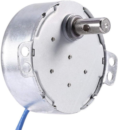 Yosoo 2pcs Synchronous Turntable Motor 50/60Hz AC 100~127V 4W for Hand-Made, School Project, Model (15-18RPM)