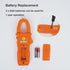 Digital Clamp Meter Auto-Ranging Multimeter for Electricians: Measure AC Current 600 A, AC/DC Voltage, Resistance, NCV,