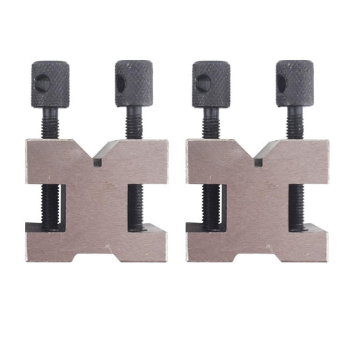 kimllier 4Pcs V-Block Multi-Use Gauge Tool, 1-3/8 x 1-3/8 x 1-3/16 Inch with Box
