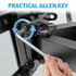 HOME VISION Lag Bolt Kit for TV Wall Mount - Includes Lag Bolts, Wall Anchors, Washers, Allen Key, Bubble Level