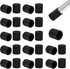 25 Pcs 3/8" (10 mm) Round Chair Leg Tips Caps, Silicone Rubber