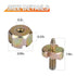 HC1B Pivot Pin Set, Pivot Pin Tool Replacement Parts for Malco 1ELG5 1ELH8 HC1 and HC2 Style Hole Cutter