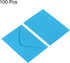 PATIKIL Mini Envelopes, 100 Pack Mini Gift Card Business Card Envelopes for Weddings, Greeting, Blue