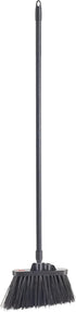 Winco Angled Broom with 48" Fiberglass Handle, Unflagged Bristles for Efficient Cleaning