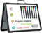 Small Dry Erase White Board - TSJ OFFICE 12" x 16" Mini Easel Desktop Double Sided Whiteboard, Portable Magnetic Board