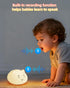 wapentake Capybara Night Light for Kids, Cute Animal Silicone Touch Lamp with Bluetooth Speaker, APP Control RGB Color