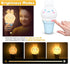 Lamp,Dimmable 15/30min Kawaii Bunny Night Light,Tap Control and USB Rechargeable Cute Rabbit Night Timer Nursery Lamp