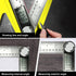 Digital Angle Finder, 2 in 1 Stainless Steel Angle Gauge 7 inch/200mm Tool Kit for Carpenter/Woodworking/DIY
