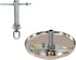 ECUDIS 1/4 Set Pack 2) Light Fixture Cross Bar Kit, IP Center Lamp Screw Collar Canopy Hardware (Nickel