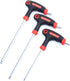 yuentoen T-Handle Allen Wrench Set, 4/5/6mm Bike Allen Hex Key Set with Ball End Screwdriver for Bicycle Repair (Red)