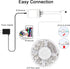 32.8 2835 24 DAYBETTER Smart Led Lights ft, RGB Led Strip Lights Kits with Keys Remote, App Control Timer Schedule Led