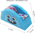 Cute Little Demon Desktop Tape Dispenser, Non-Skid Base, Fun Desk Accessories for Home Office, Blue