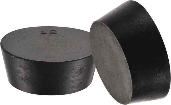 MECCANIXITY Rubber Tapered Plug - 54mm to 64mm Solid Test Tubes Bungs Stopper Black for Lab Home, 5 Pieces