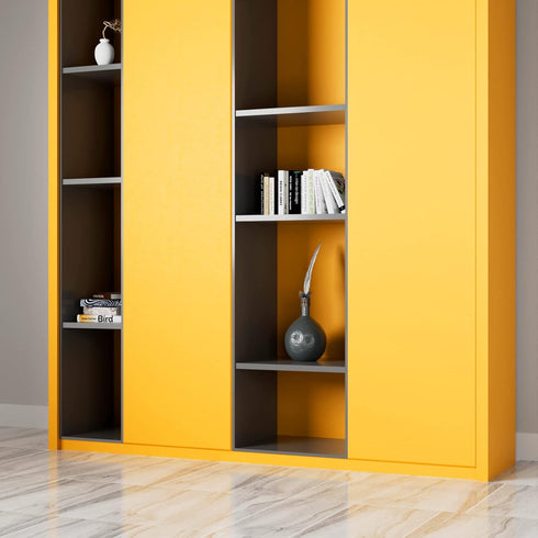 YENHOME Removable Yellow Contact Paper 17.7"x200" for Walls, Cabinets, Peel and Stick Wallpaper