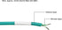 K Type Thermocouple, Waterproof Silicone Temperature Sensor with Soft Cable, Green 5x30mm Stainless Steel Probe