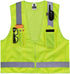 Ergodyne Unisex Class 2 Economy Surveyors Vest, Zipper, Lime, Large-X-Large US