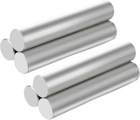 6-Pack Magnesium Fire Starter Rods, 99% Pure Magnesium Metal Rods for Survival, Camping, Emergency Sparks