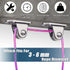 Small Silent Pulley Block Wall Ceiling Mount, Groove Wheel for Wire Rope Cord Material Handling Moving DIY Kits (4)