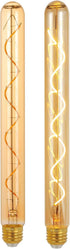Decoaui E26 T10 12 Inch Long Tubular LED Edison Bulbs, 6W(60W Eqv) 120V,
