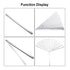 17 Blades Long Feeler Gauge, 0.02-1.00 mm Stainless Steel Dual Marked Measuring Tool