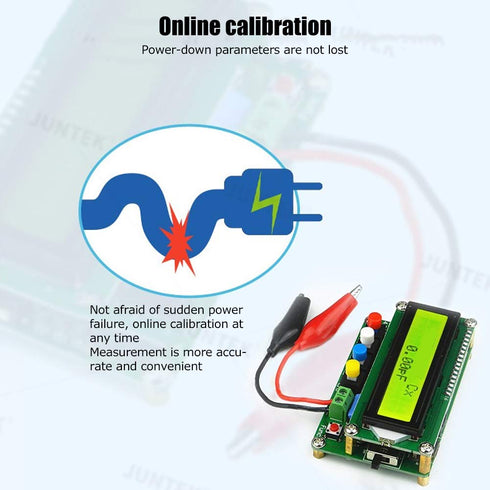 LC-100A High Accuracy Digital LCD Inductance Capacitance Meter Tester