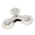 Replacement Stair Climbing Wheel, Plastic Silent Rotatable Shopping Laundry Cart Wheel, Trolley Climbing Triangle Wheel