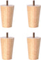 KDDEON M8 Threaded Rod Straight Tapered Solid Wood Furniture Legs,Coffee Table Legs Hardwood