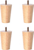 KDDEON M8 Threaded Rod Straight Tapered Solid Wood Furniture Legs,Coffee Table Legs Hardwood